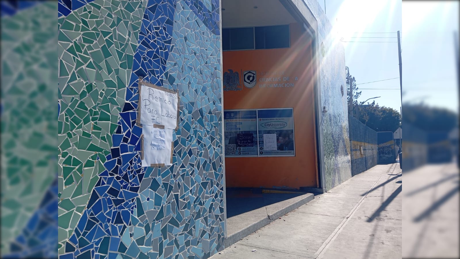 Reanudan paro administrativo en la Facultad de Ciencias de la Información