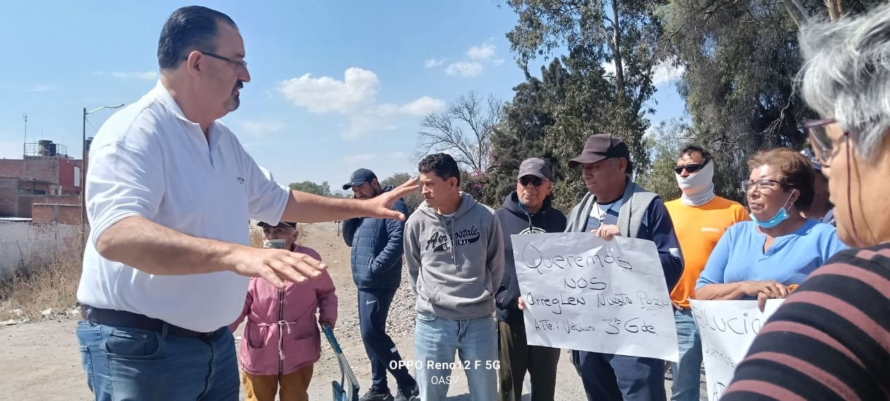 Vecinos exigen a Interapas la reparación del pozo Las Terceras
